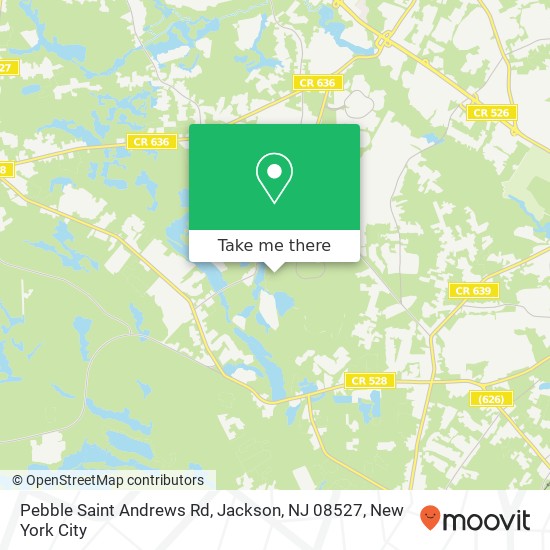 Pebble Saint Andrews Rd, Jackson, NJ 08527 map