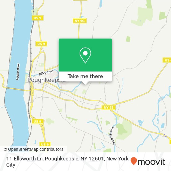 11 Ellsworth Ln, Poughkeepsie, NY 12601 map