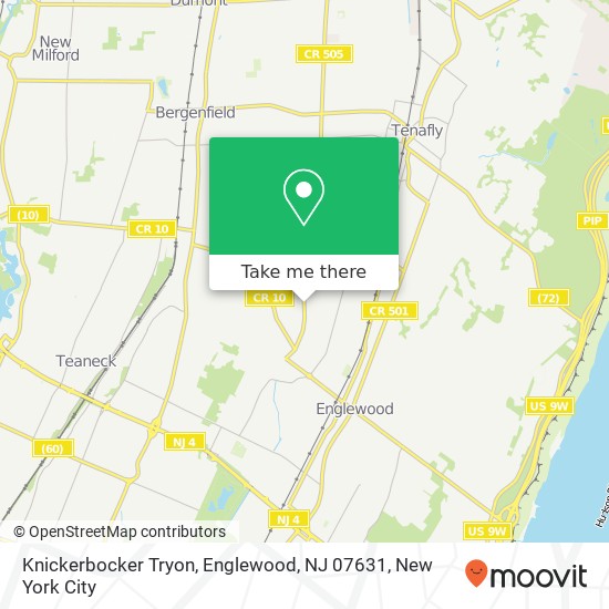 Knickerbocker Tryon, Englewood, NJ 07631 map