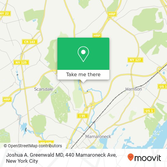 Joshua A. Greenwald MD, 440 Mamaroneck Ave map