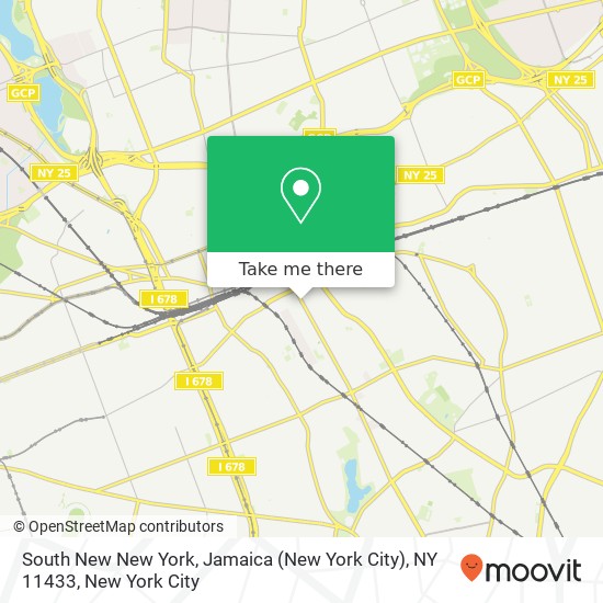 South New New York, Jamaica (New York City), NY 11433 map