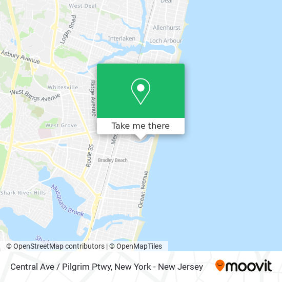 Mapa de Central Ave / Pilgrim Ptwy