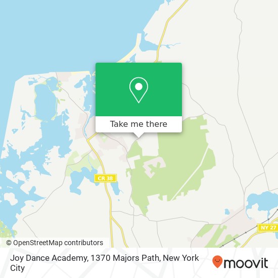 Joy Dance Academy, 1370 Majors Path map