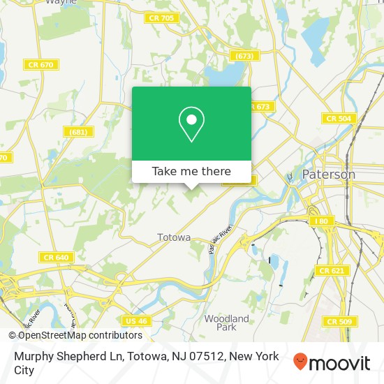 Mapa de Murphy Shepherd Ln, Totowa, NJ 07512