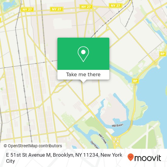 E 51st St Avenue M, Brooklyn, NY 11234 map