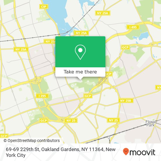 69-69 229th St, Oakland Gardens, NY 11364 map