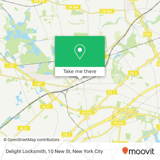 Mapa de Delight Locksmith, 10 New St