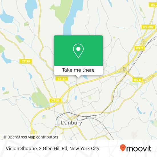 Vision Shoppe, 2 Glen Hill Rd map