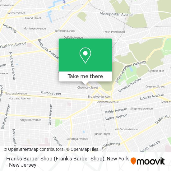 Mapa de Franks Barber Shop (Frank's Barber Shop)