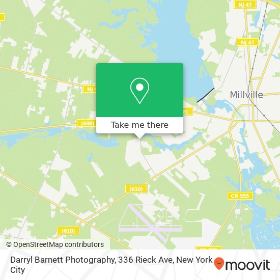 Mapa de Darryl Barnett Photography, 336 Rieck Ave