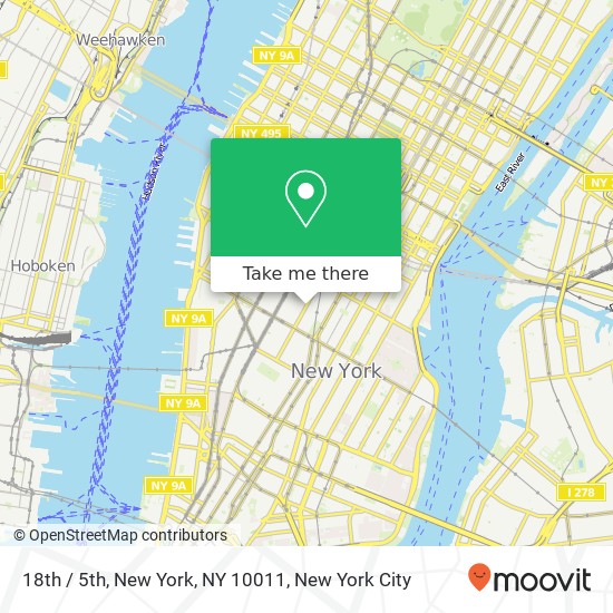 18th / 5th, New York, NY 10011 map