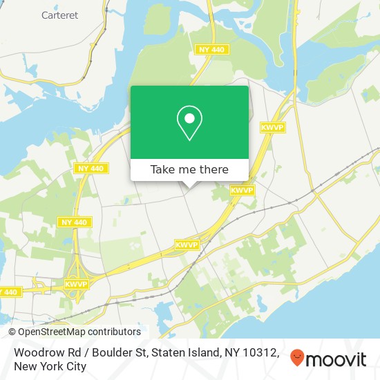 Woodrow Rd / Boulder St, Staten Island, NY 10312 map