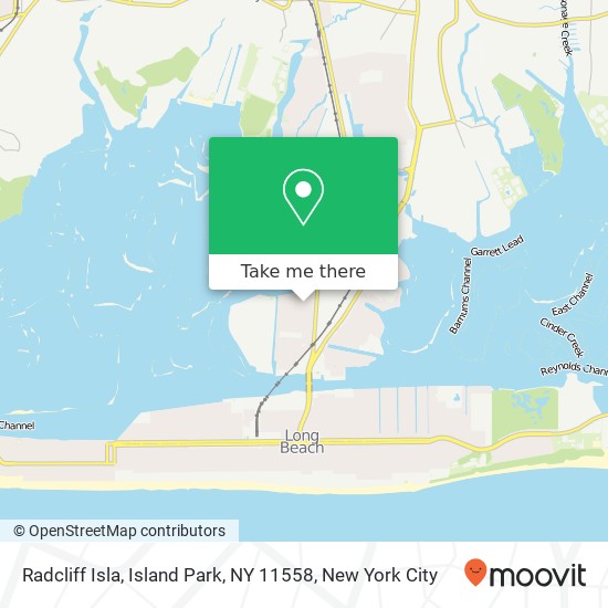 Radcliff Isla, Island Park, NY 11558 map