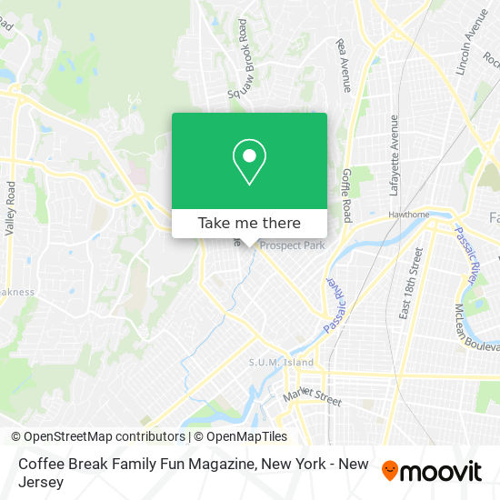 Mapa de Coffee Break Family Fun Magazine