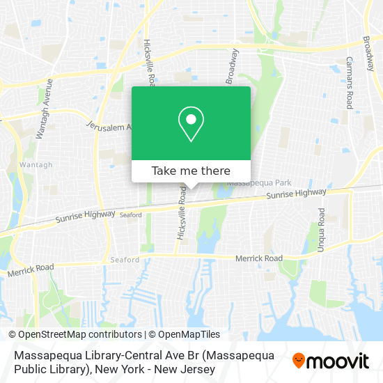 Massapequa Library-Central Ave Br (Massapequa Public Library) map