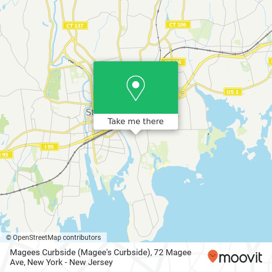 Mapa de Magees Curbside (Magee's Curbside), 72 Magee Ave