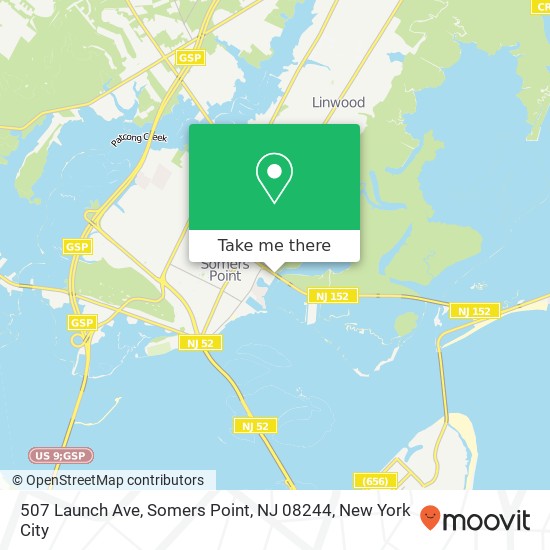 507 Launch Ave, Somers Point, NJ 08244 map