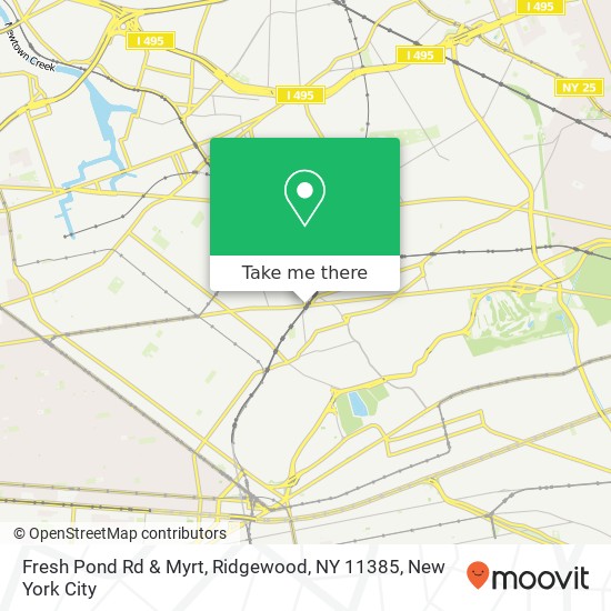 Fresh Pond Rd & Myrt, Ridgewood, NY 11385 map