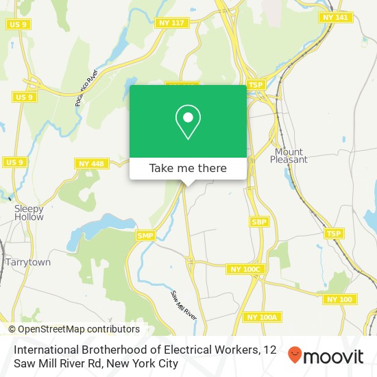 Mapa de International Brotherhood of Electrical Workers, 12 Saw Mill River Rd