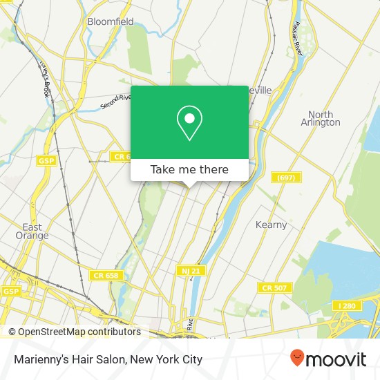 Mapa de Marienny's Hair Salon
