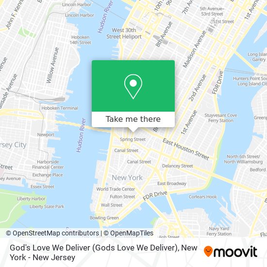 Mapa de God's Love We Deliver (Gods Love We Deliver)