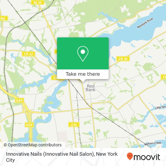 Mapa de Innovative Nails (Innovative Nail Salon)