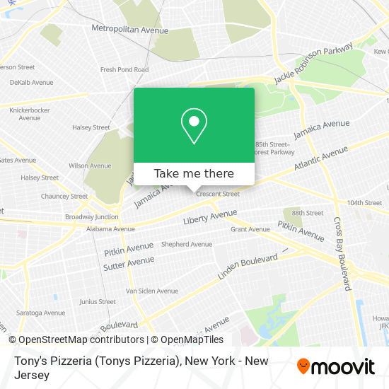 Tony's Pizzeria (Tonys Pizzeria) map