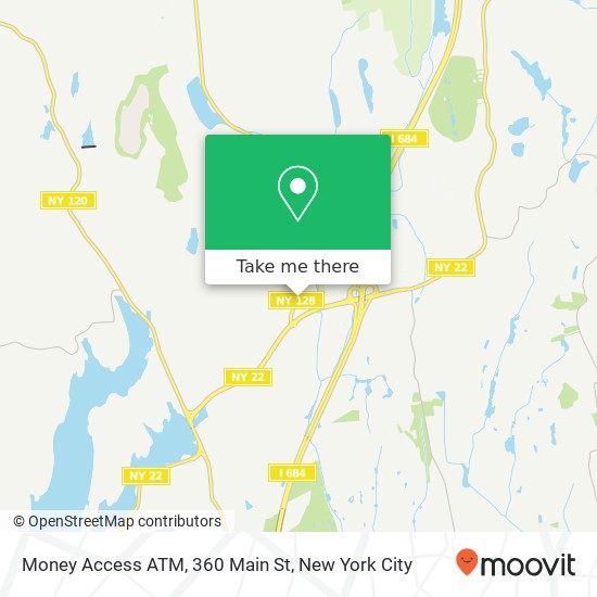 Money Access ATM, 360 Main St map