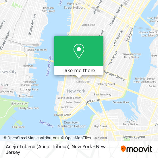 Mapa de Anejo Tribeca (Añejo Tribeca)