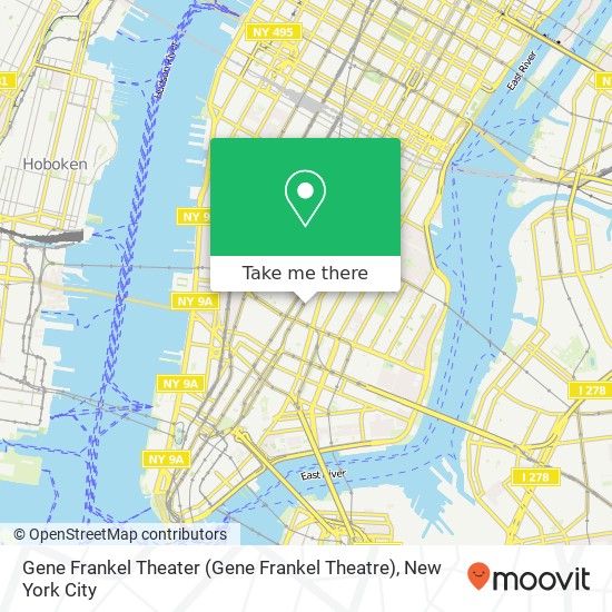 Mapa de Gene Frankel Theater (Gene Frankel Theatre)