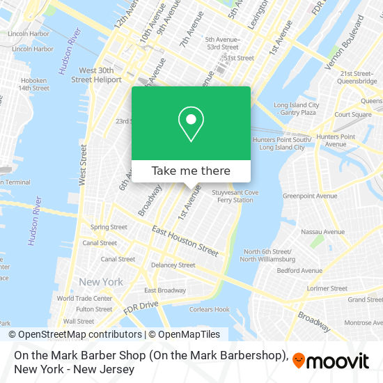 On the Mark Barber Shop (On the Mark Barbershop) map