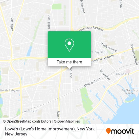 Lowe's (Lowe's Home Improvement) map