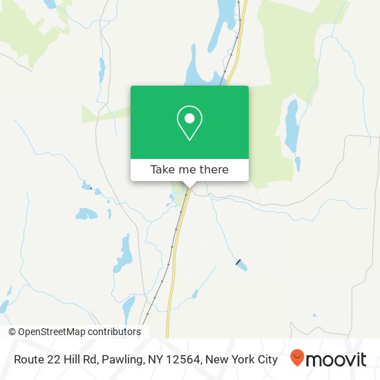 Route 22 Hill Rd, Pawling, NY 12564 map