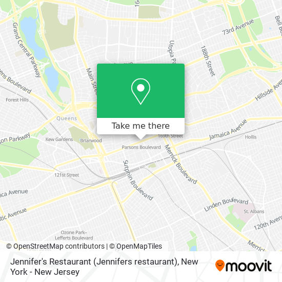 Mapa de Jennifer's Restaurant (Jennifers restaurant)