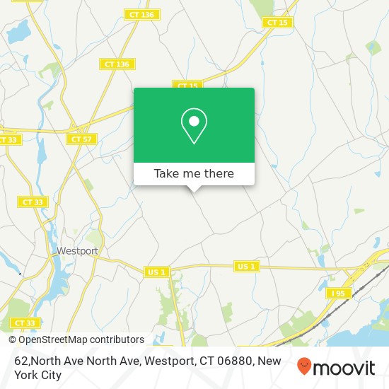 62,North Ave North Ave, Westport, CT 06880 map