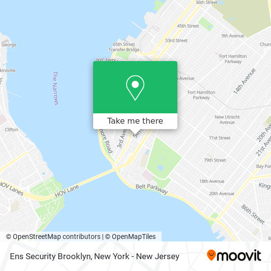 Mapa de Ens Security Brooklyn