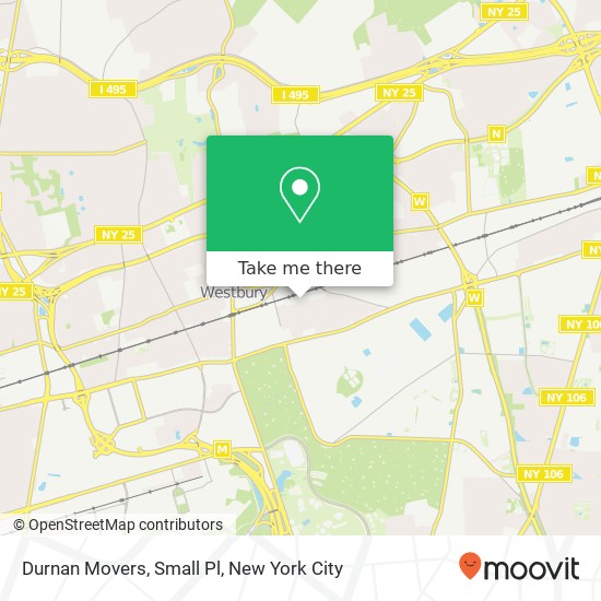 Durnan Movers, Small Pl map