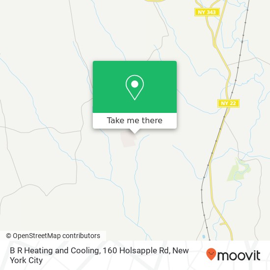 B R Heating and Cooling, 160 Holsapple Rd map
