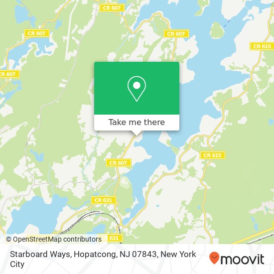 Starboard Ways, Hopatcong, NJ 07843 map