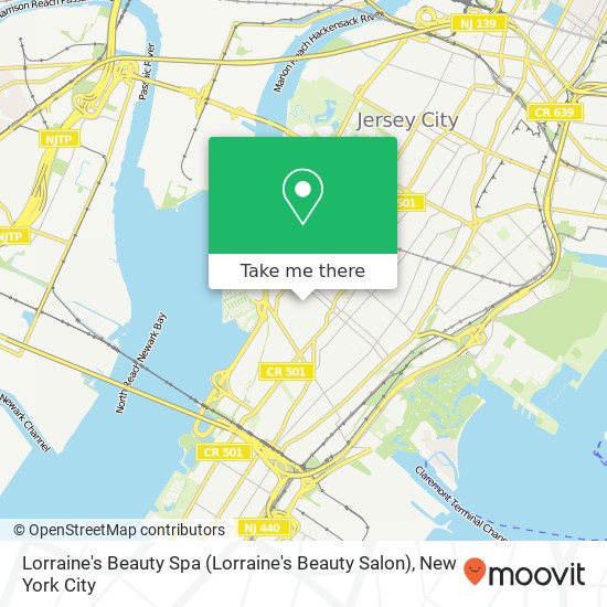 Lorraine's Beauty Spa map