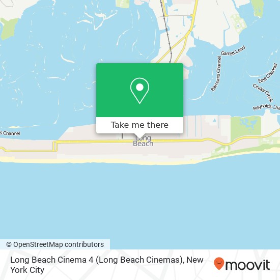 Long Beach Cinema 4 (Long Beach Cinemas) map