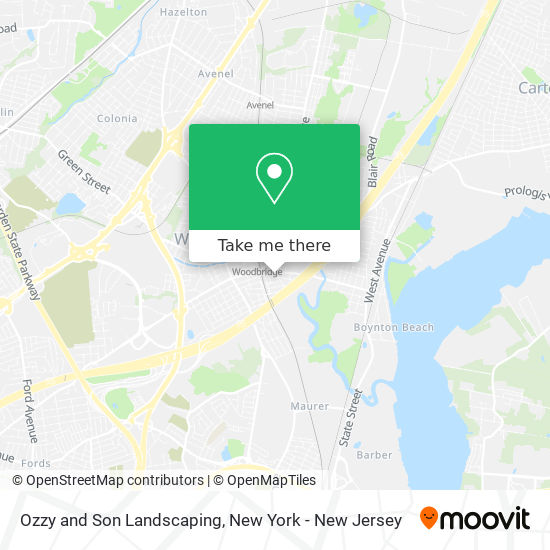 Ozzy and Son Landscaping map