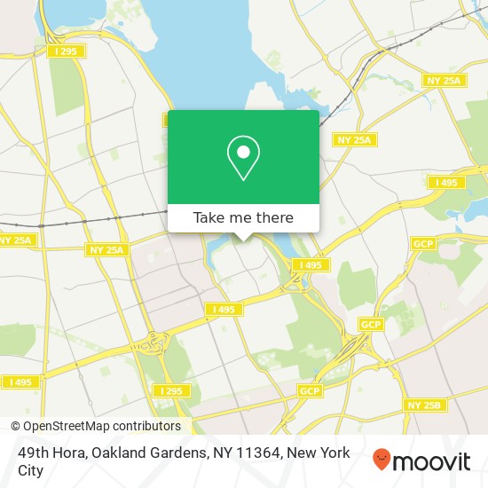 49th Hora, Oakland Gardens, NY 11364 map