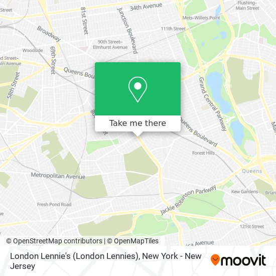 Mapa de London Lennie's (London Lennies)