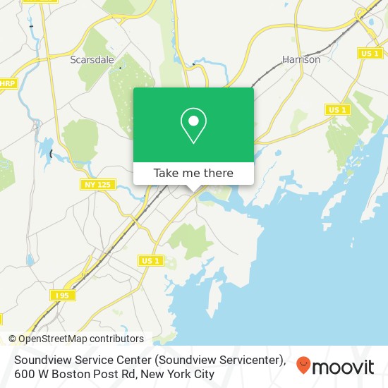 Soundview Service Center (Soundview Servicenter), 600 W Boston Post Rd map