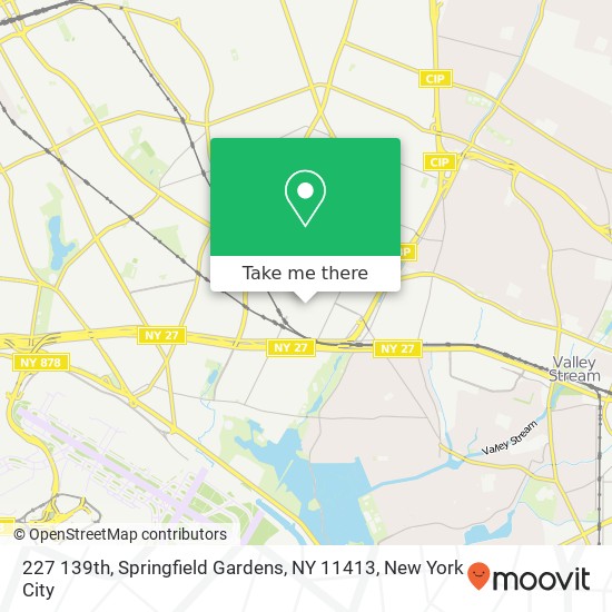 Mapa de 227 139th, Springfield Gardens, NY 11413