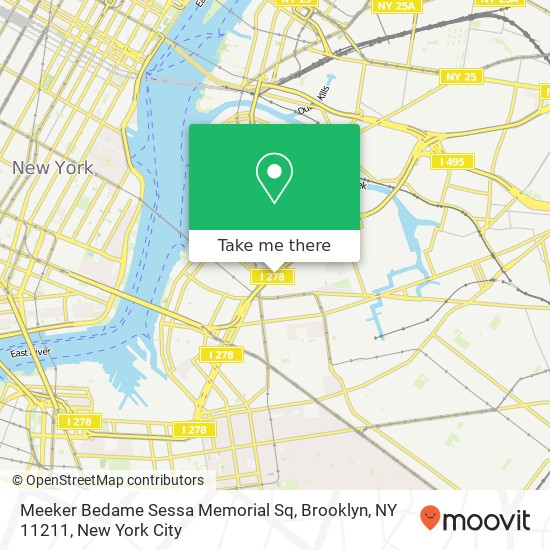 Meeker Bedame Sessa Memorial Sq, Brooklyn, NY 11211 map