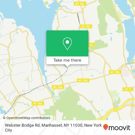 Webster Bridge Rd, Manhasset, NY 11030 map