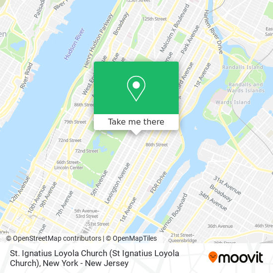 Mapa de St. Ignatius Loyola Church