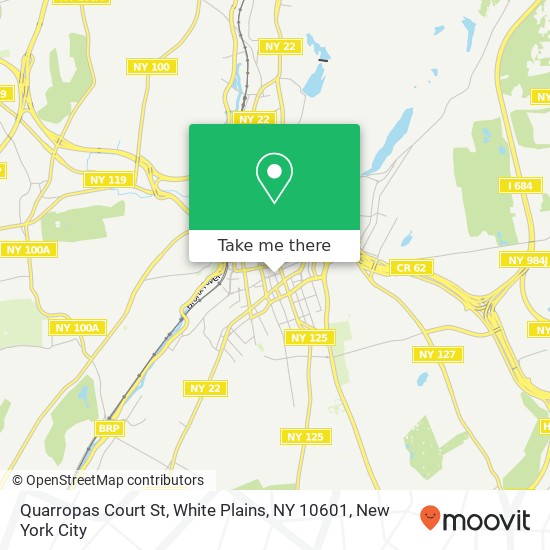 Quarropas Court St, White Plains, NY 10601 map